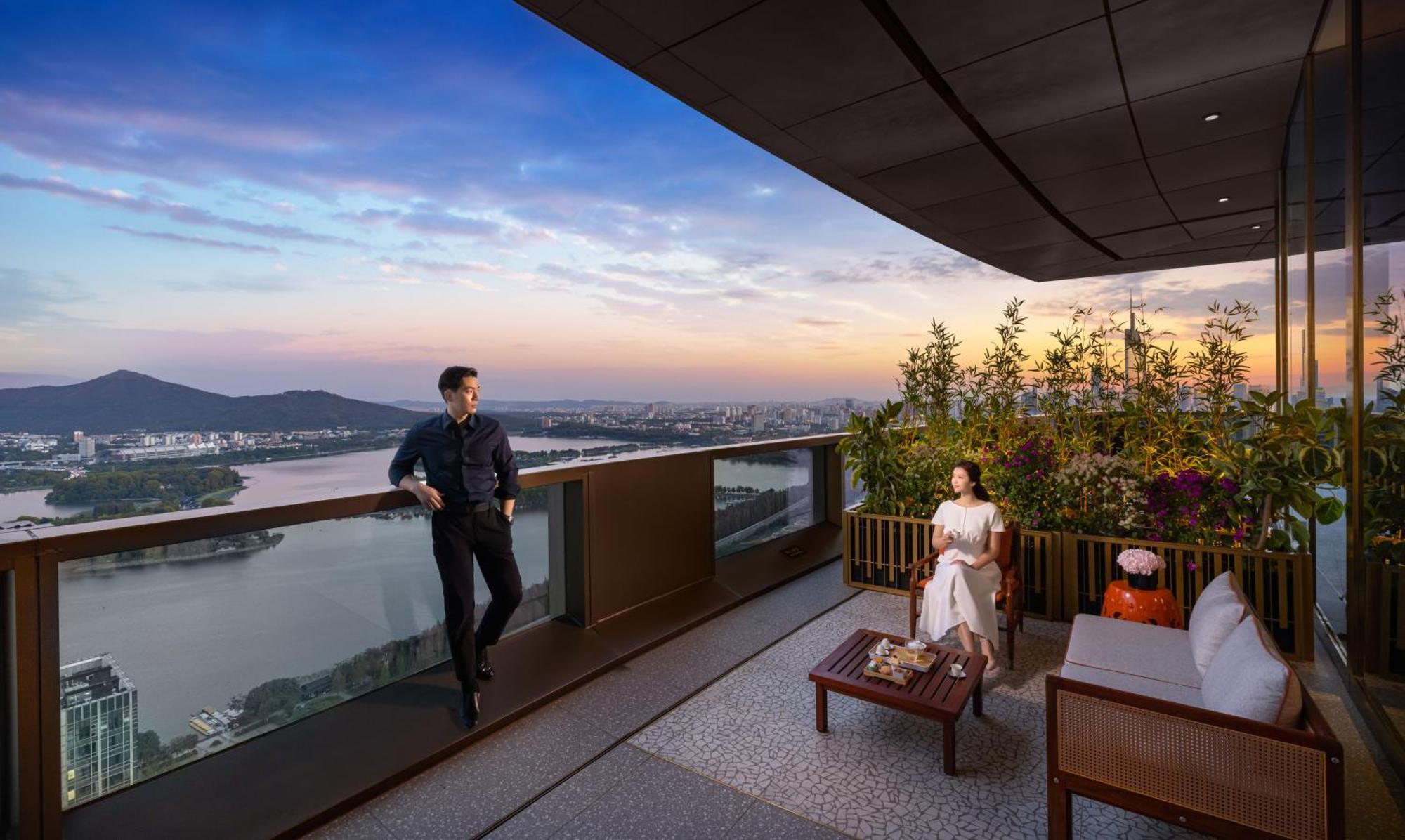 Shangri-La Nanjing Нанкин Экстерьер фото